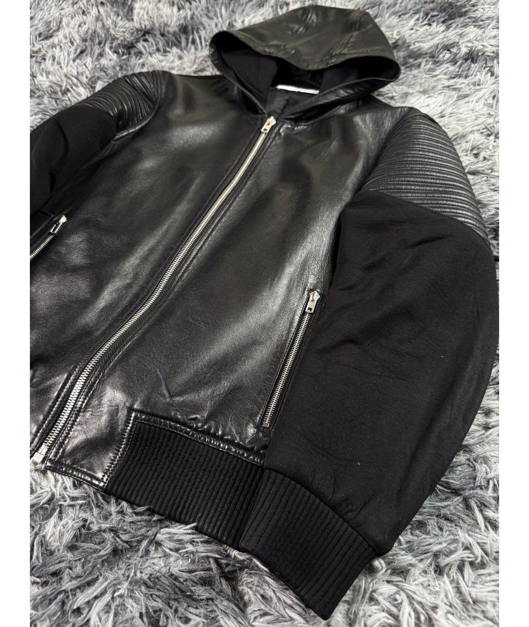 GIVENCHY Черная кожаная куртка, фото 6