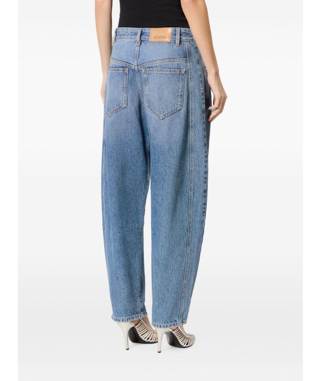 ISABEL MARANT Голубые прямые джинсы, фото 4