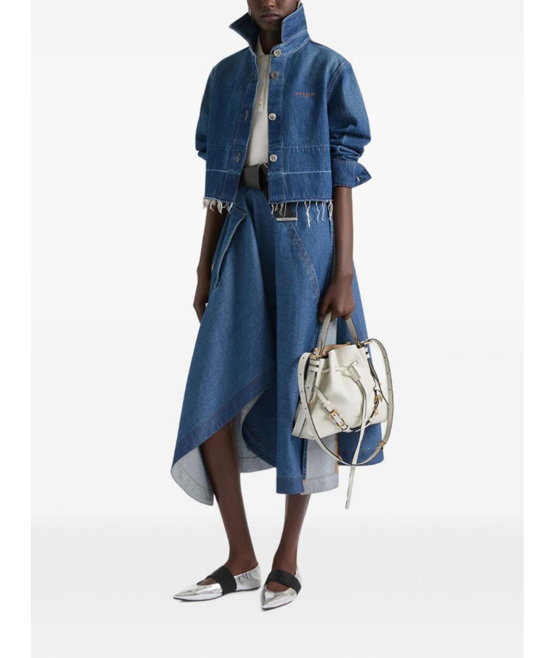 GIVENCHY Синяя хлопковая куртка, фото 4