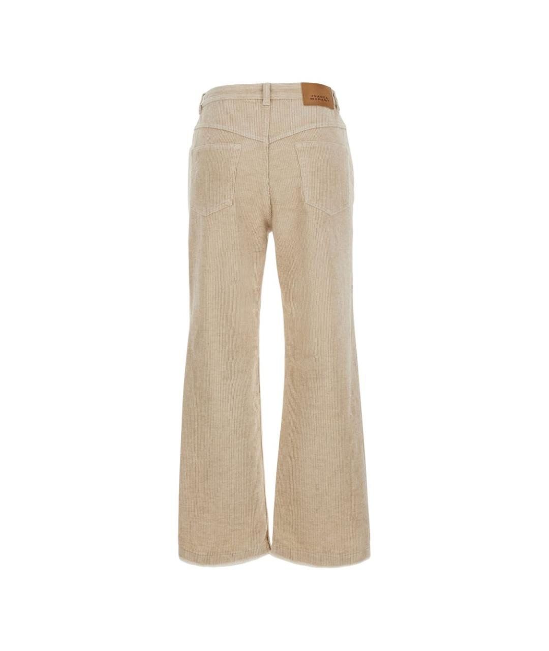 ISABEL MARANT ETOILE Бежевые прямые брюки, фото 3