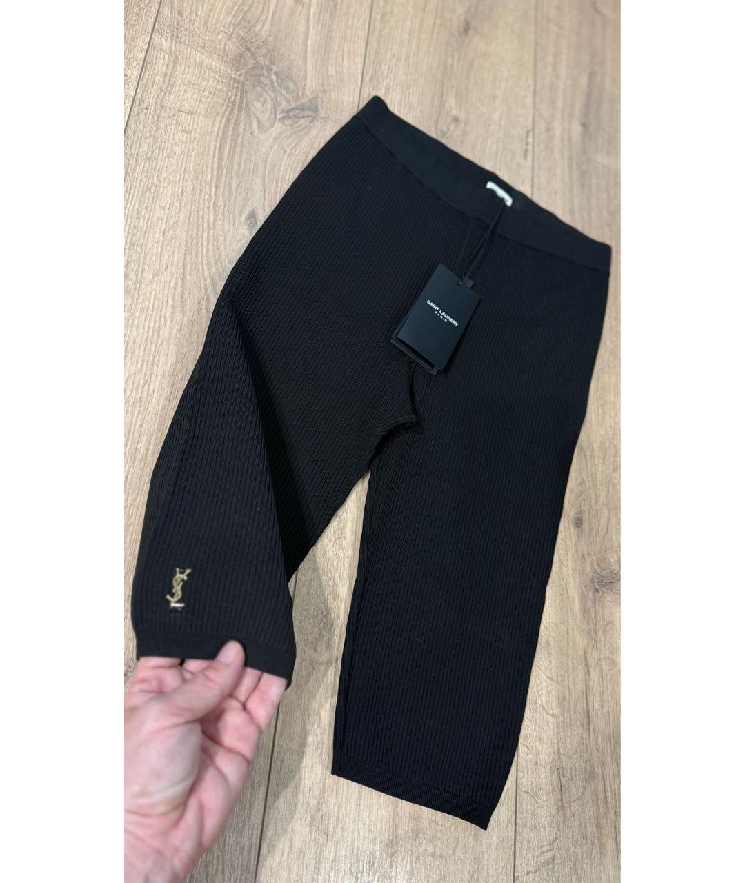 SAINT LAURENT Черные шорты, фото 2