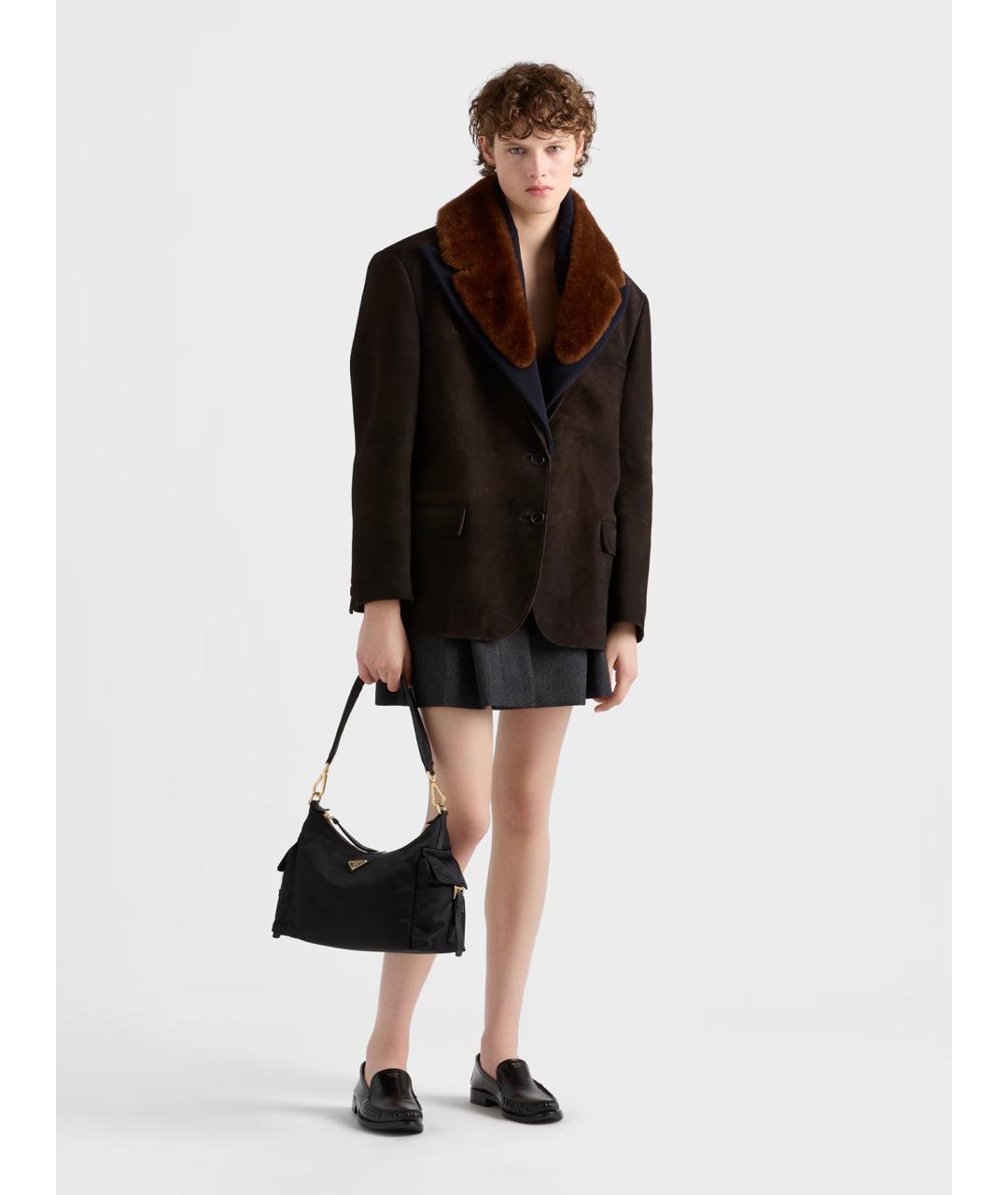 PRADA Черная нейлоновая сумка через плечо, фото 2
