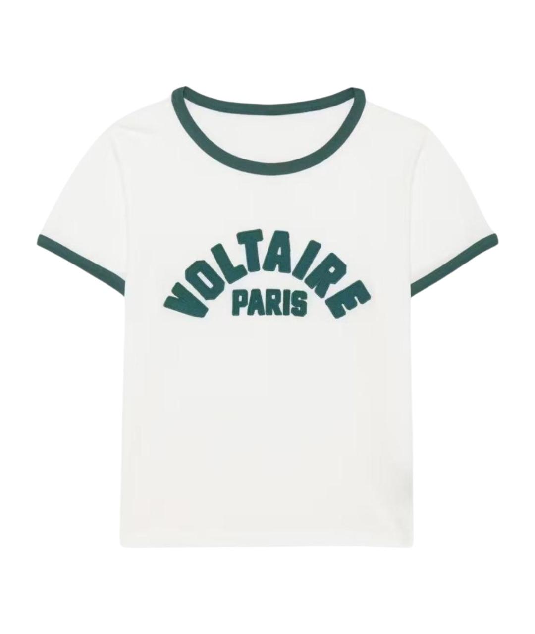 ZADIG & VOLTAIRE Белая хлопковая футболка, фото 1