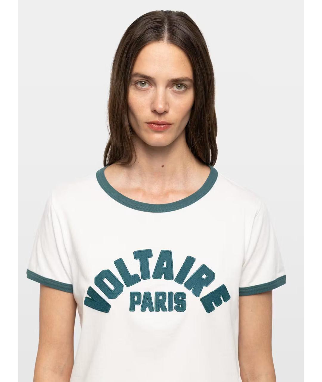 ZADIG & VOLTAIRE Белая хлопковая футболка, фото 4