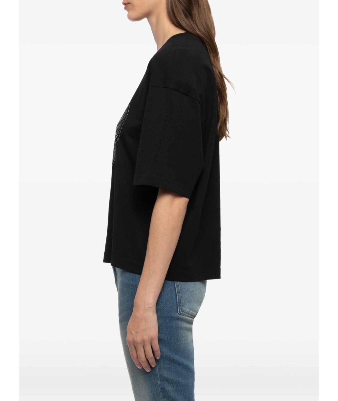 ZADIG & VOLTAIRE Черная хлопковая футболка, фото 4