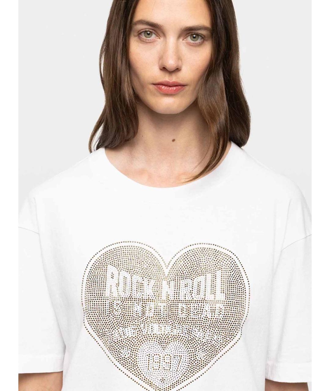 ZADIG & VOLTAIRE Белая хлопковая футболка, фото 4