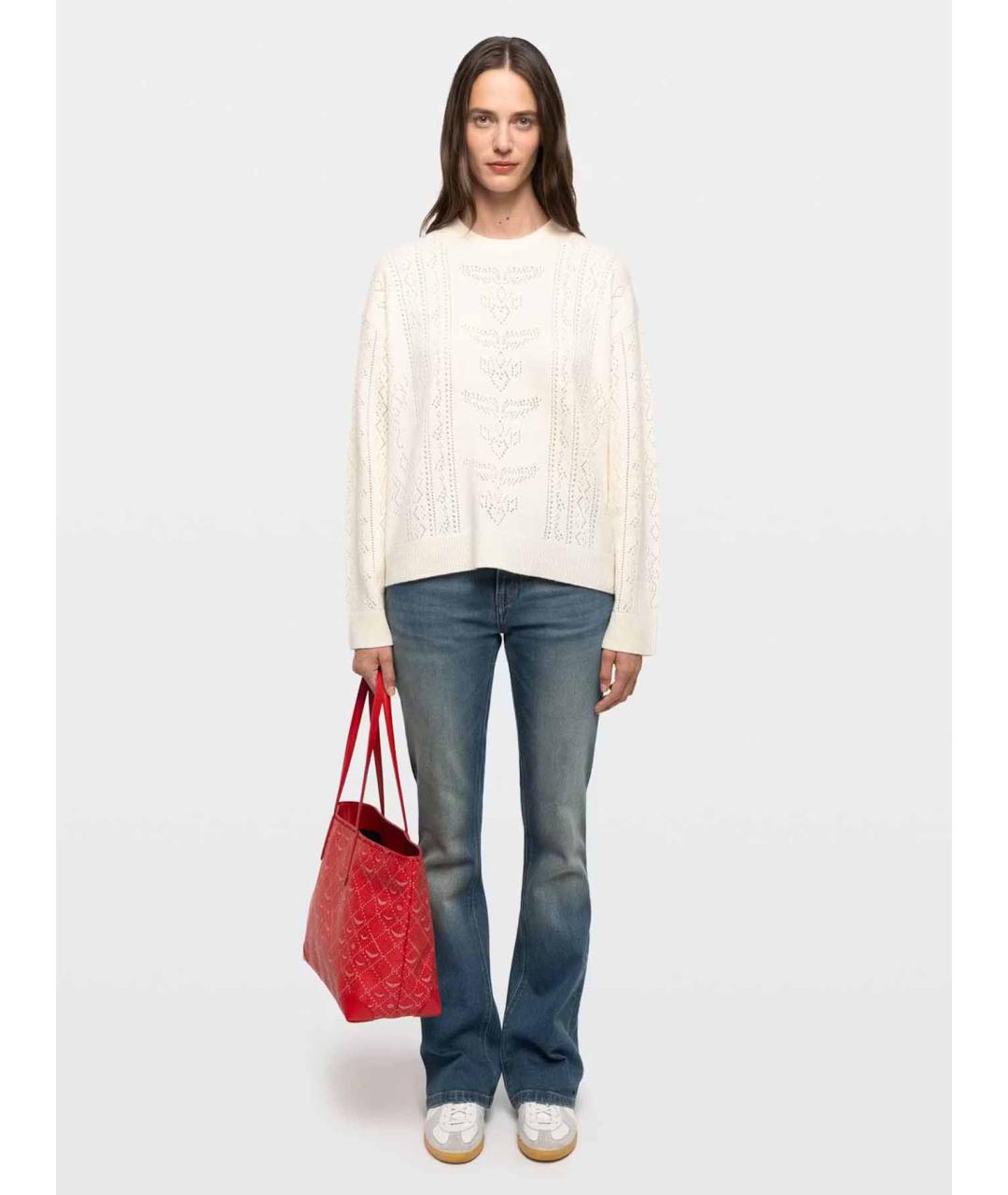 ZADIG & VOLTAIRE Белый шерстяной джемпер / свитер, фото 2