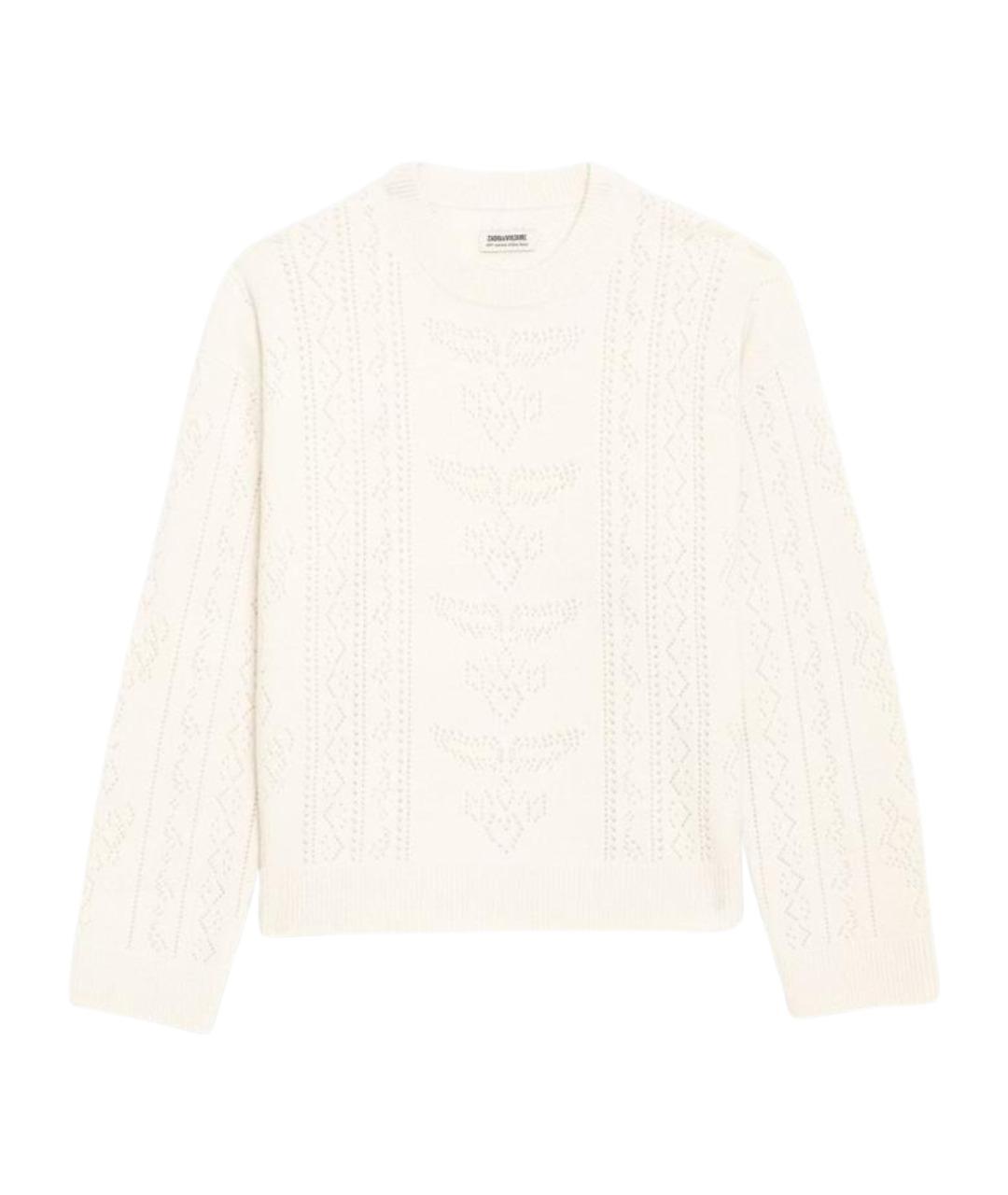 ZADIG & VOLTAIRE Белый шерстяной джемпер / свитер, фото 1