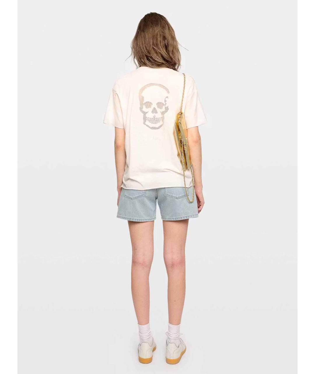 ZADIG & VOLTAIRE Белая хлопковая футболка, фото 3