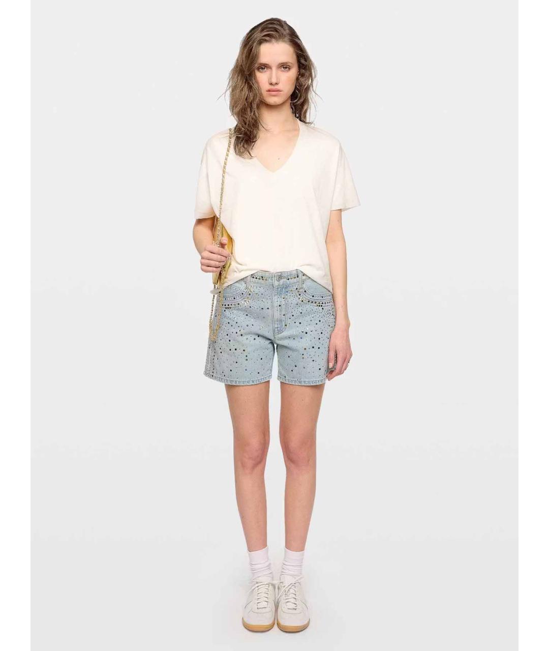 ZADIG & VOLTAIRE Белая хлопковая футболка, фото 2