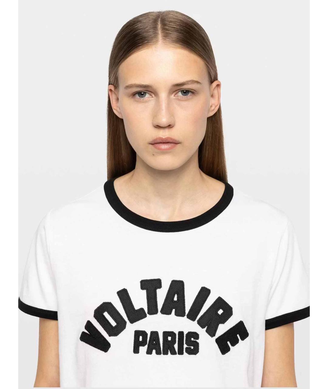 ZADIG & VOLTAIRE Белая хлопковая футболка, фото 4