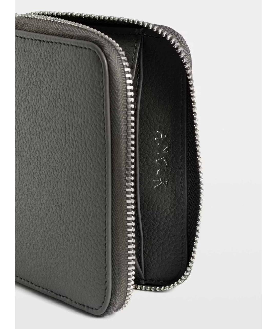 ZADIG & VOLTAIRE Серый кожаный кошелек, фото 4
