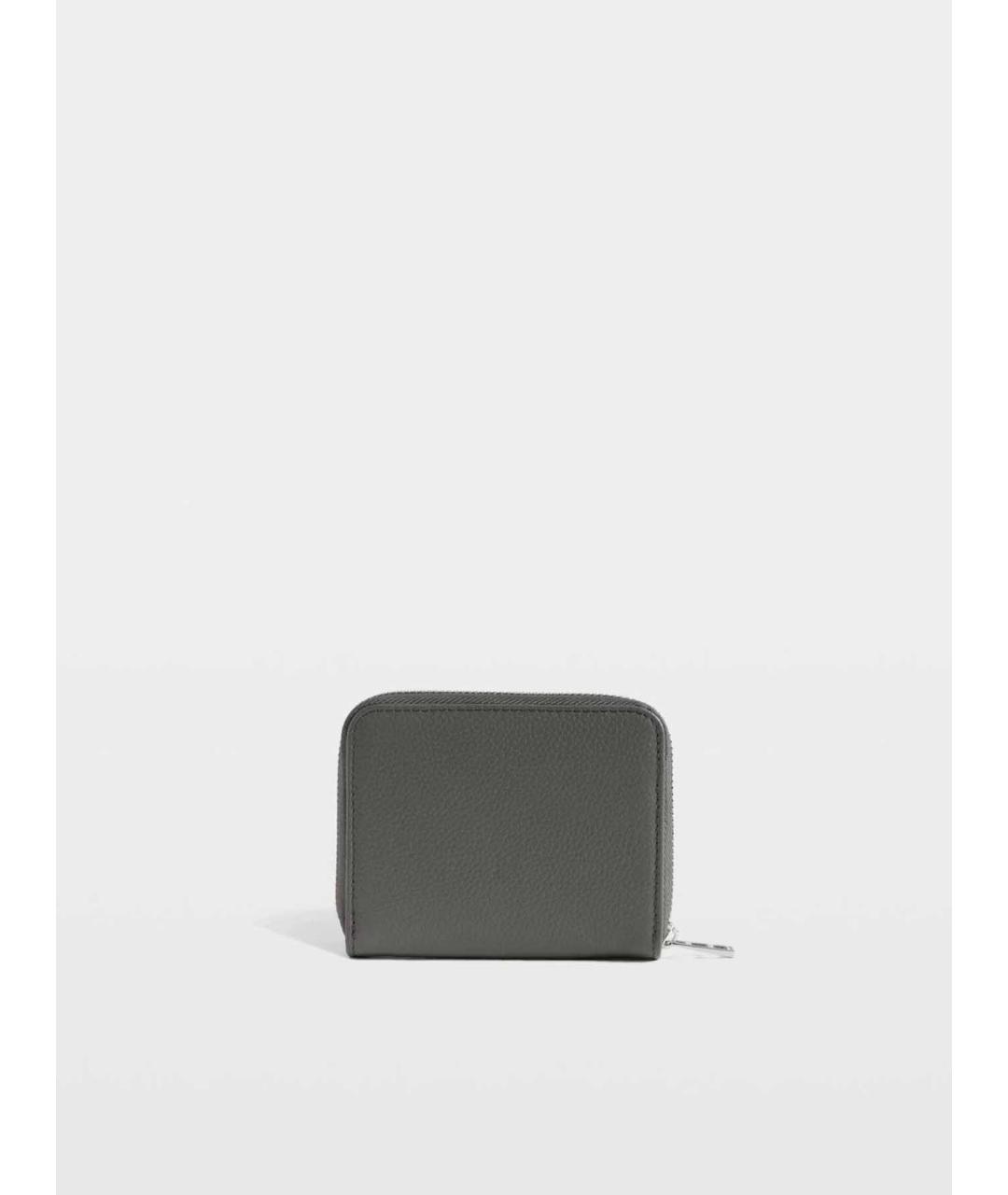 ZADIG & VOLTAIRE Серый кожаный кошелек, фото 2