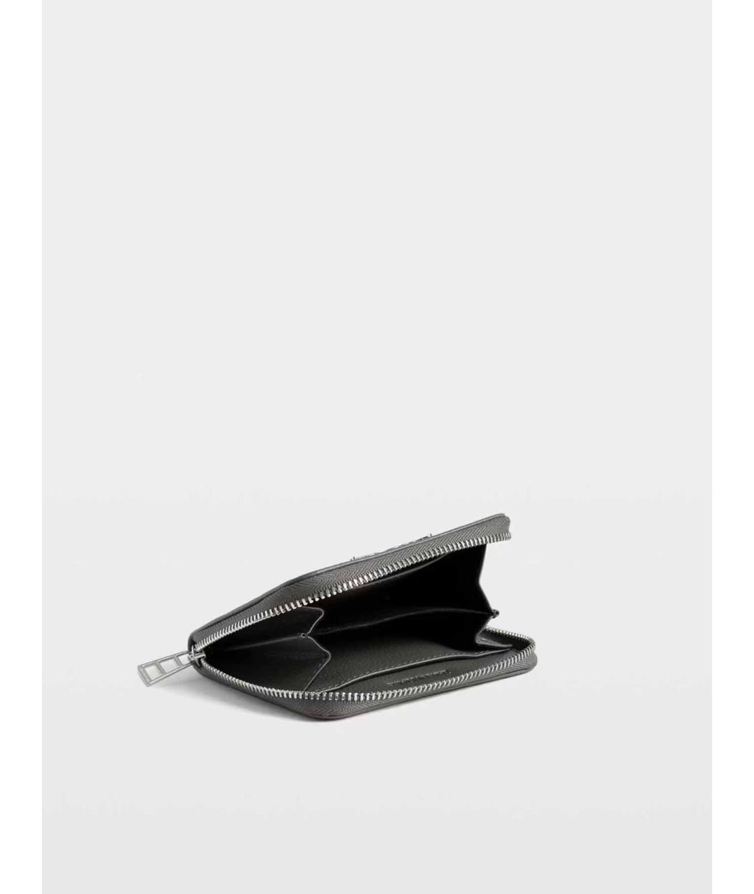 ZADIG & VOLTAIRE Серый кожаный кошелек, фото 3