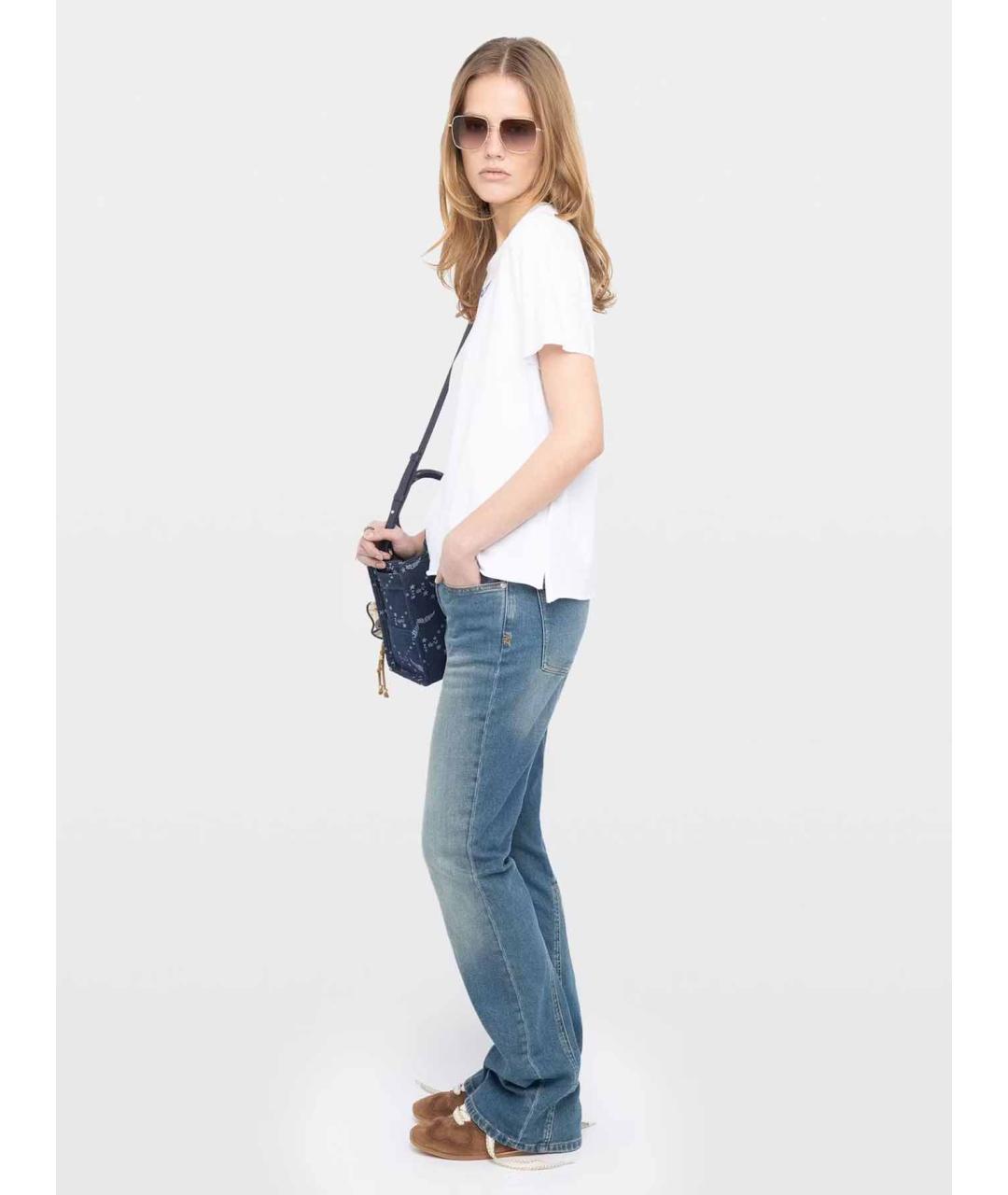 ZADIG & VOLTAIRE Белая хлопковая футболка, фото 4