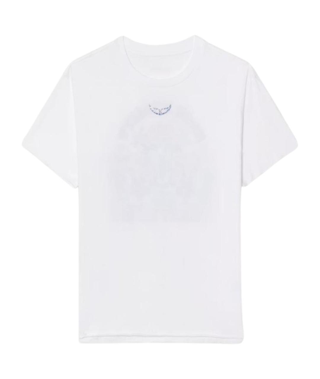 ZADIG & VOLTAIRE Белая хлопковая футболка, фото 1