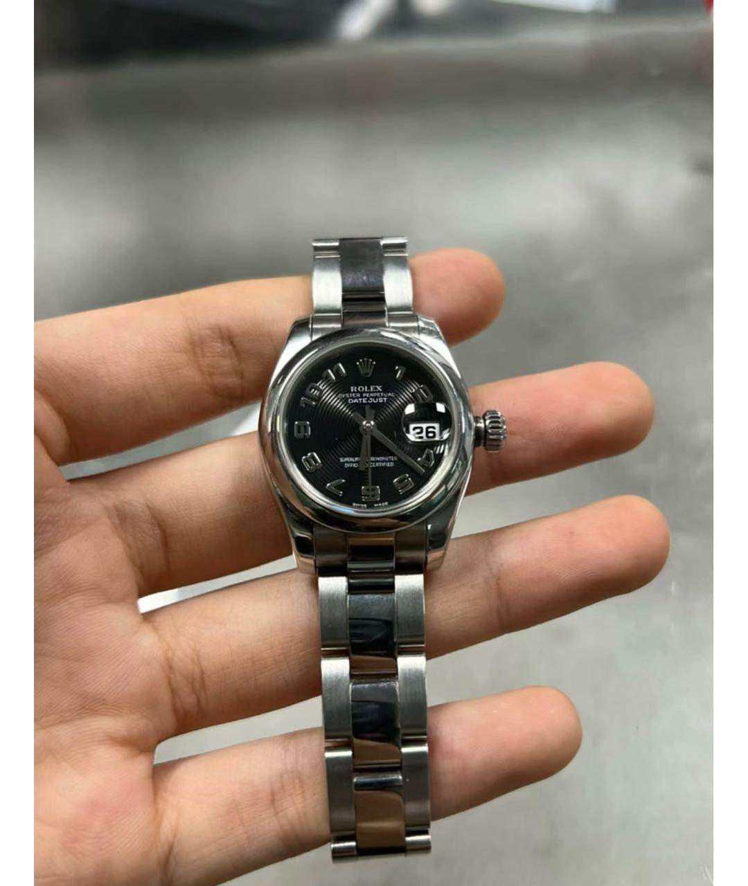 ROLEX Серебряные металлические часы, фото 2
