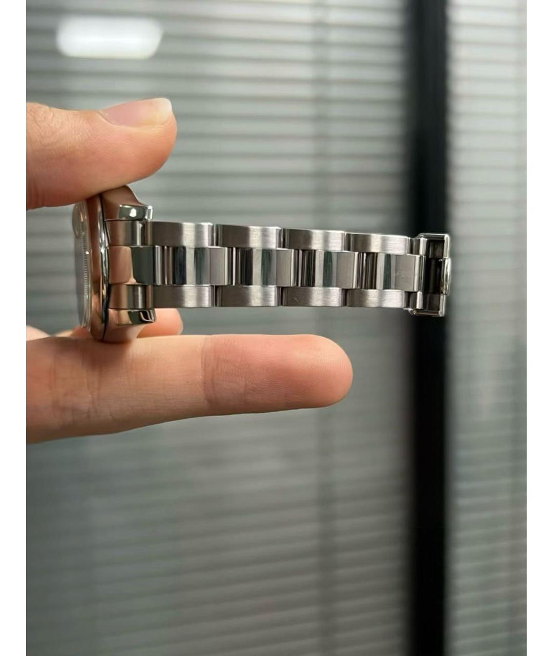 ROLEX Серебряные металлические часы, фото 5