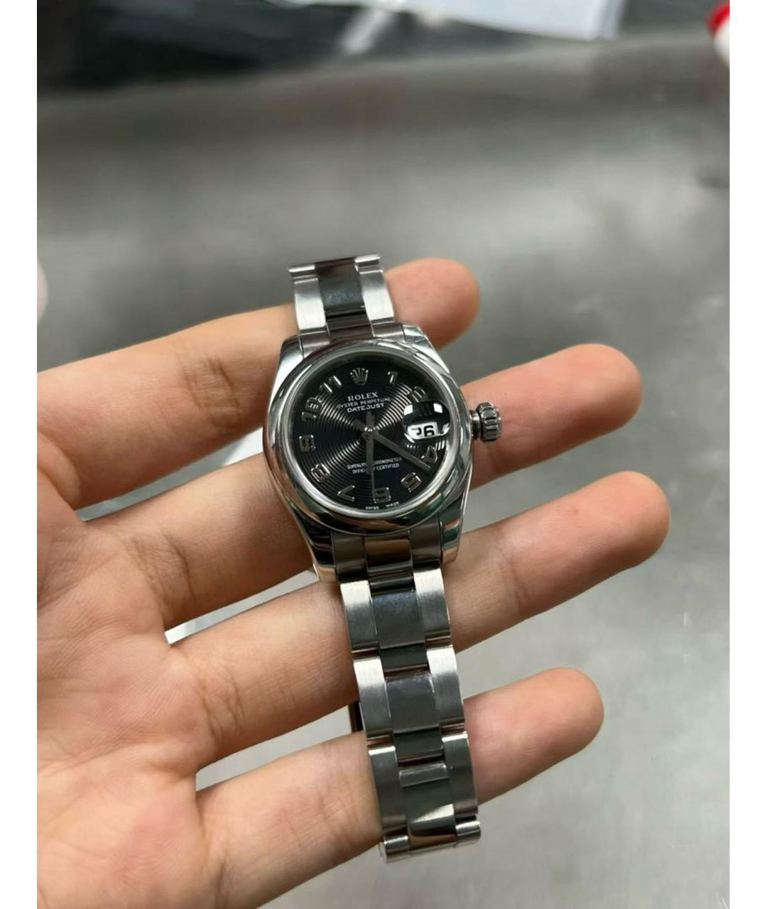 ROLEX Серебряные металлические часы, фото 3