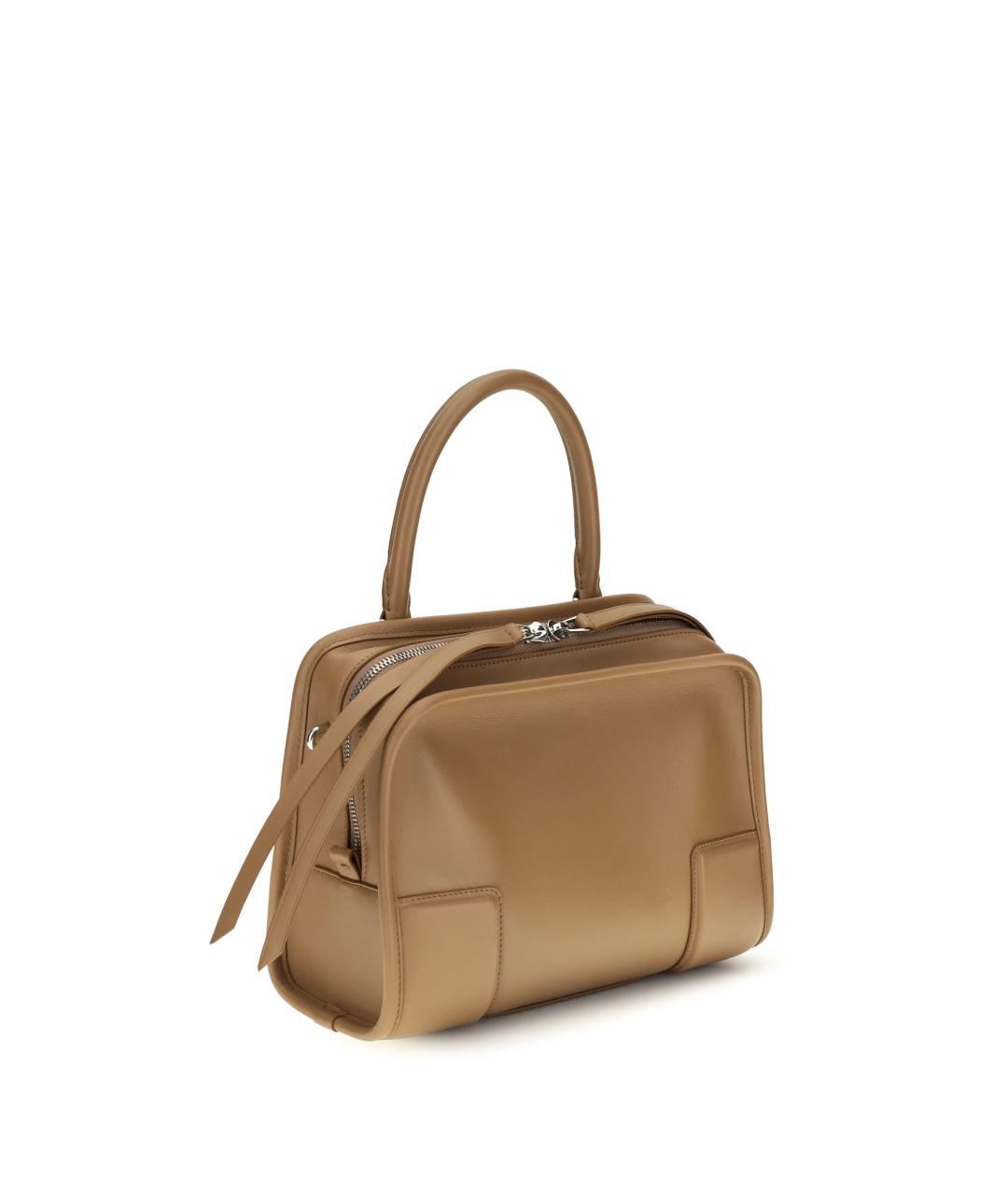 LOEWE Коричневая кожаная сумка тоут, фото 2