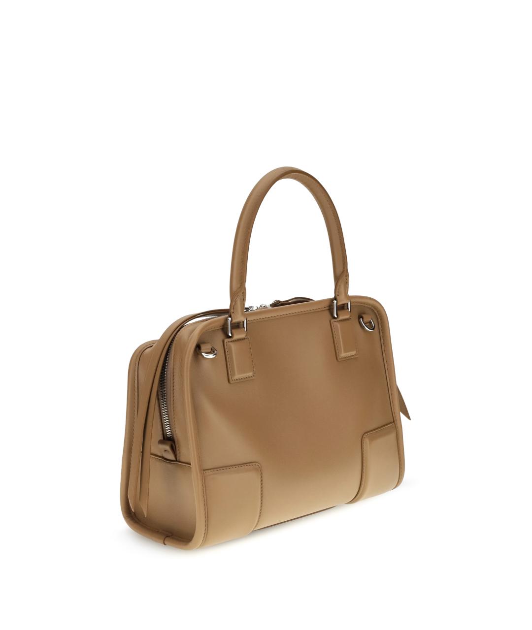 LOEWE Коричневая кожаная сумка тоут, фото 3