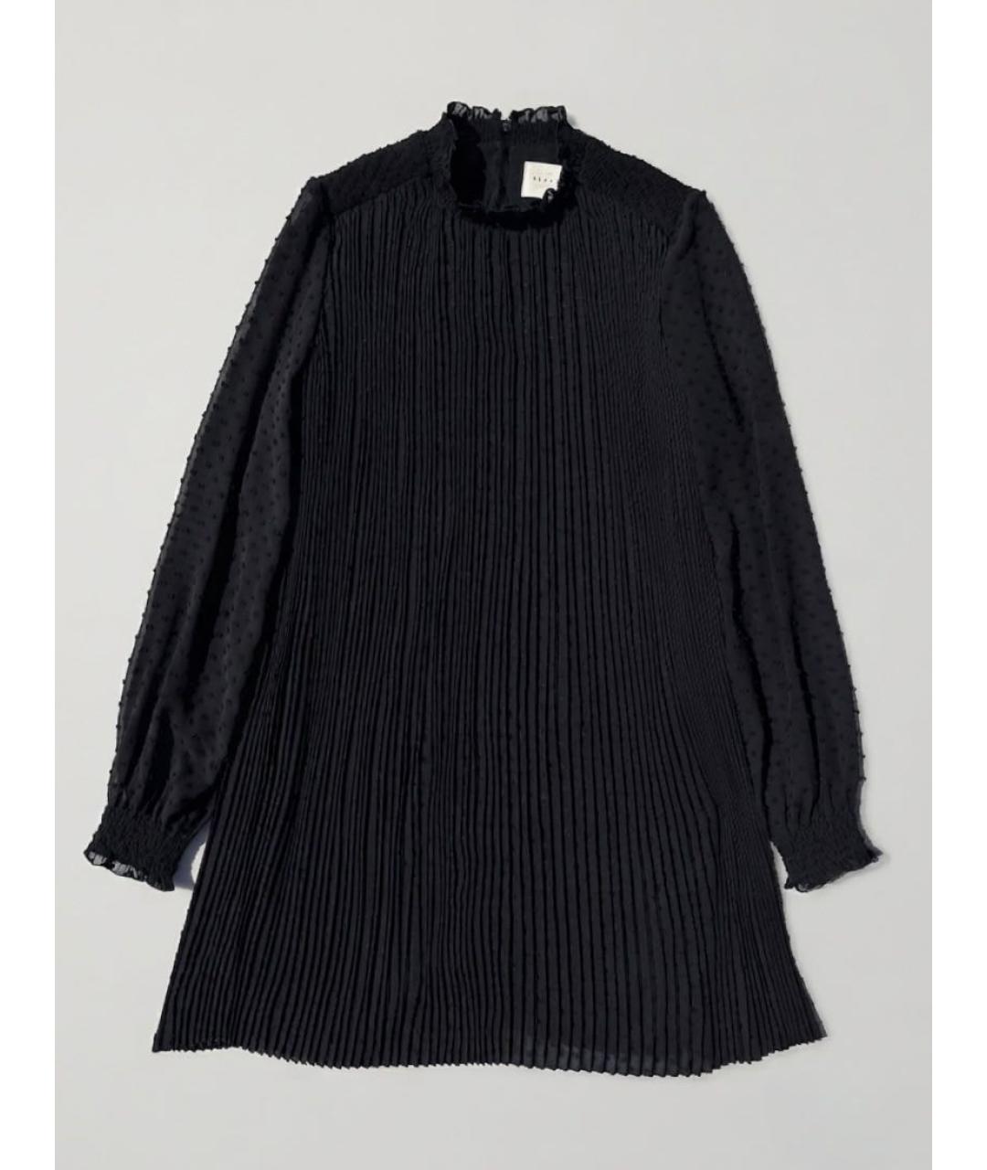 Sezane Черное вискозное повседневное платье, фото 9