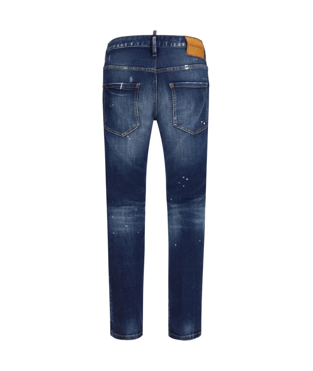 DSQUARED2 Синие хлопковые джинсы скинни, фото 2