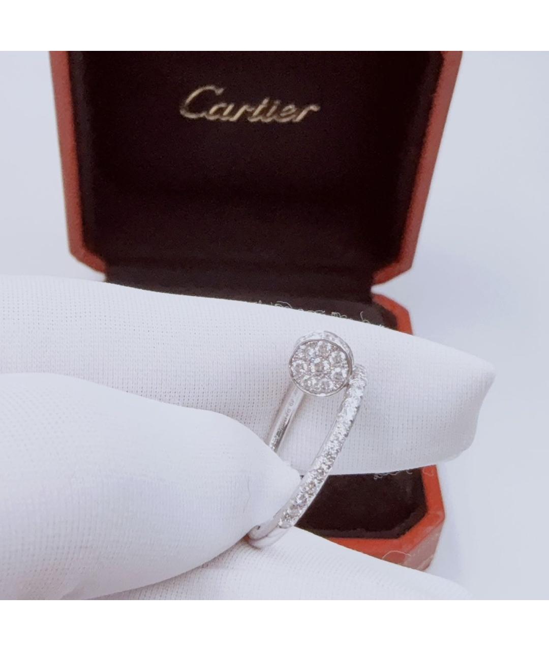 CARTIER Белое кольцо из белого золота, фото 5