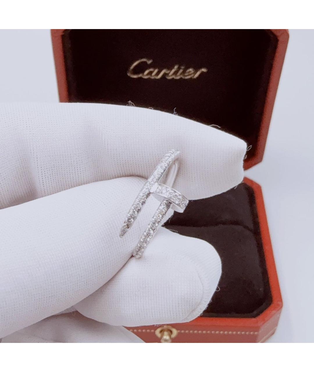 CARTIER Белое кольцо из белого золота, фото 4