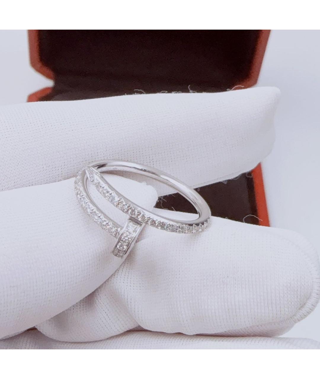 CARTIER Белое кольцо из белого золота, фото 6