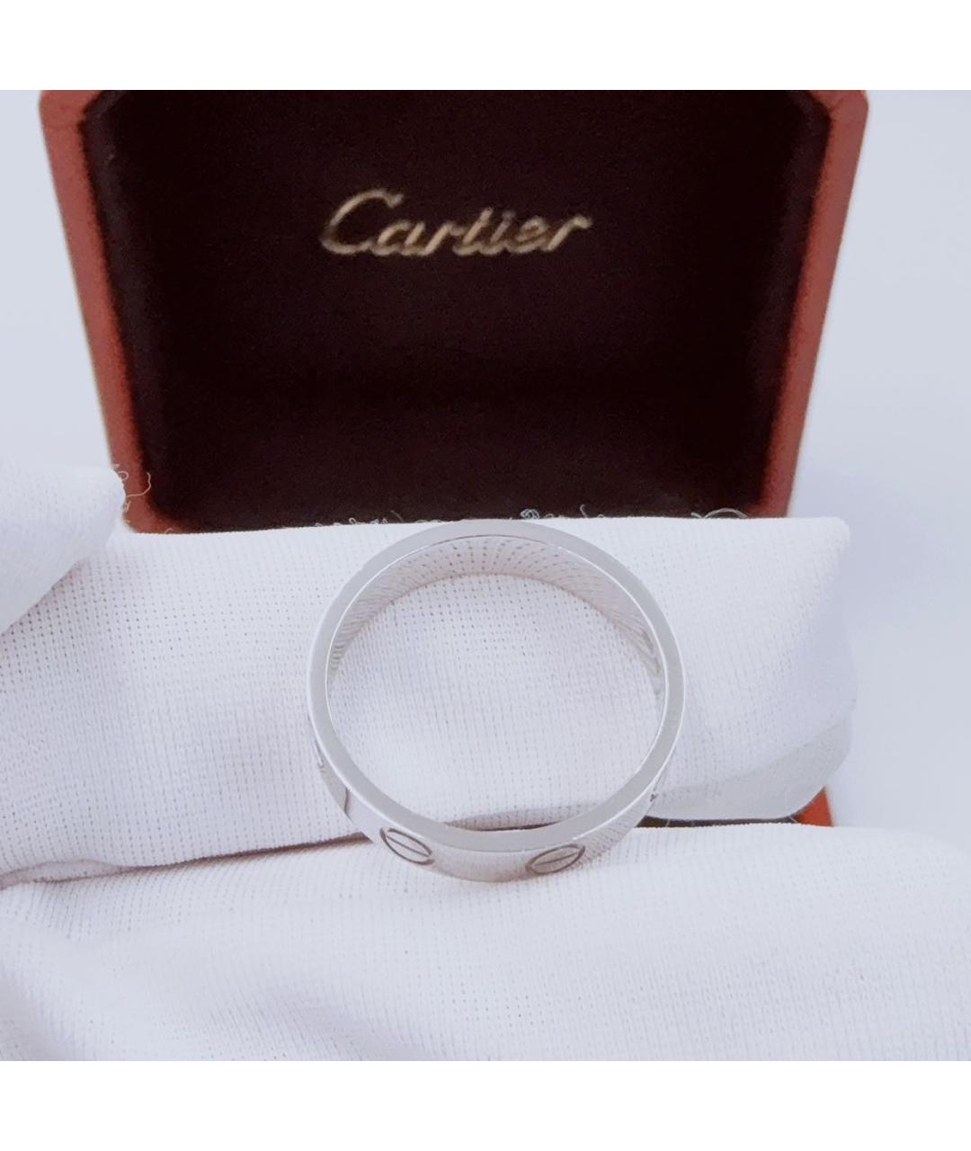 CARTIER Белое кольцо из белого золота, фото 5