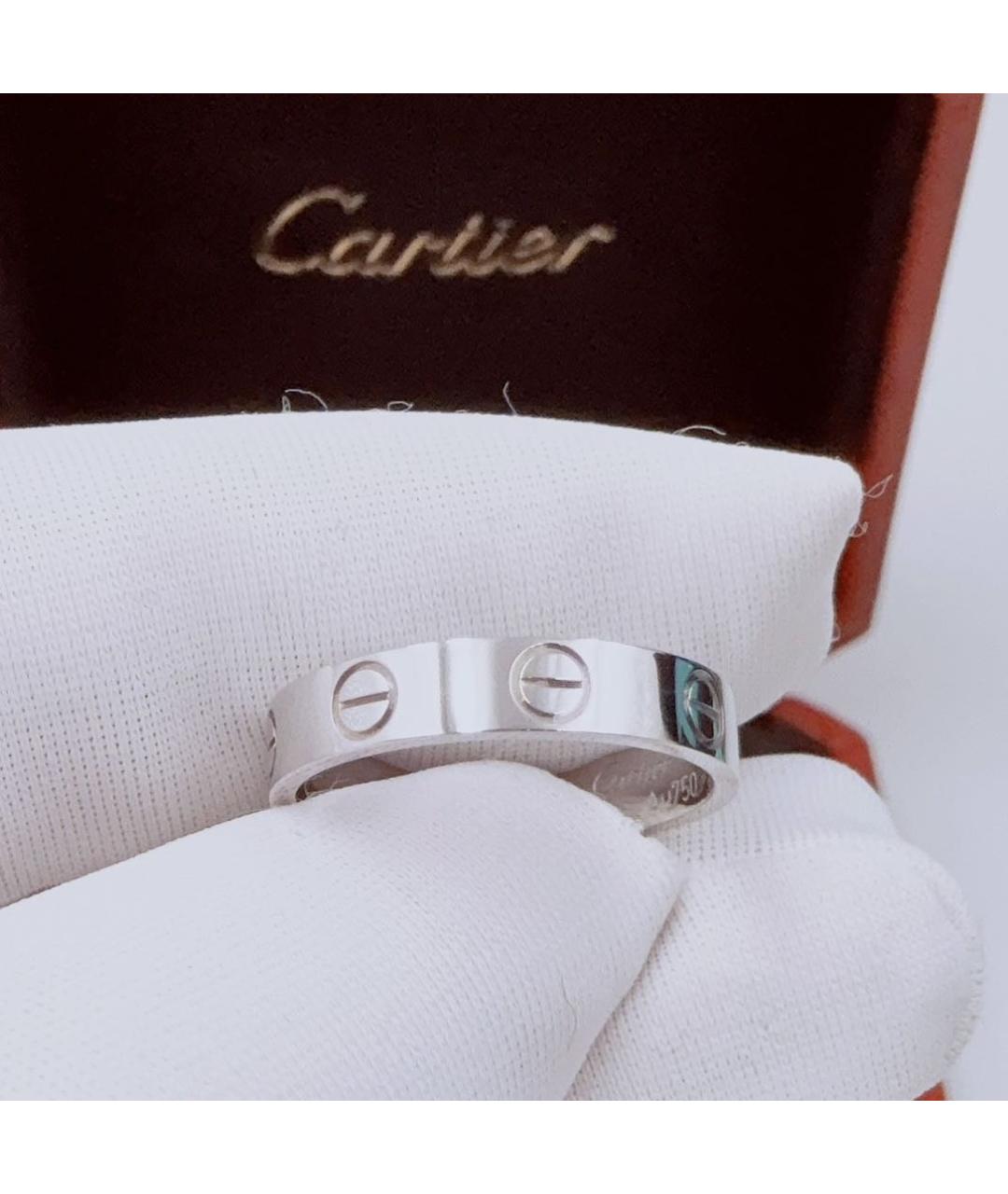 CARTIER Белое кольцо из белого золота, фото 2