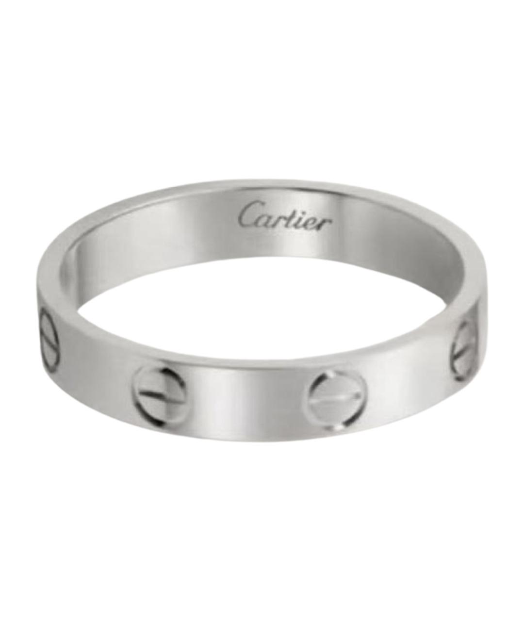 CARTIER Белое кольцо из белого золота, фото 1