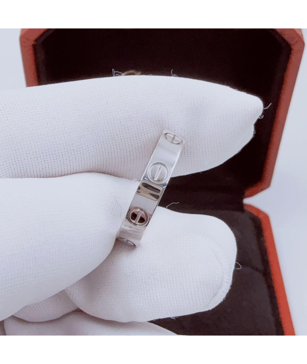 CARTIER Белое кольцо из белого золота, фото 4