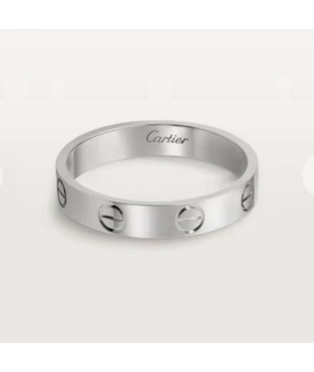CARTIER Белое кольцо из белого золота, фото 7