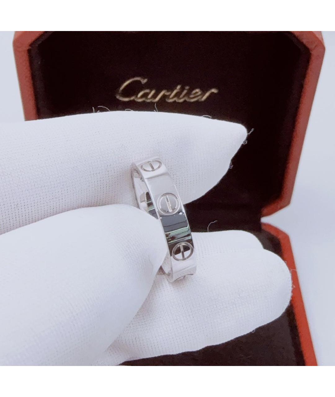 CARTIER Белое кольцо из белого золота, фото 3