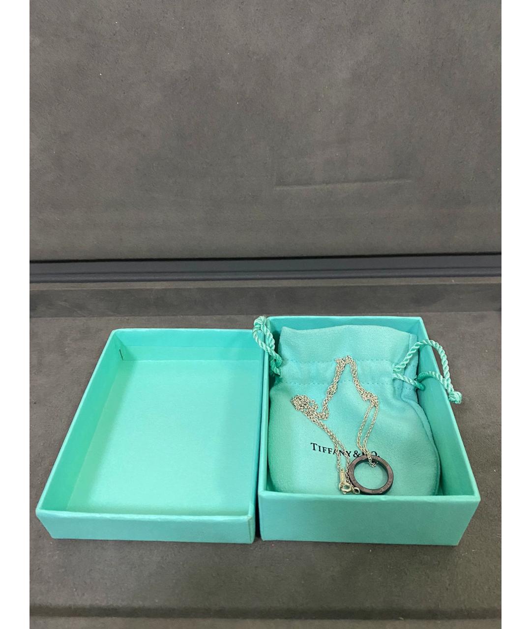 TIFFANY&CO Черный серебряный кулон, фото 5