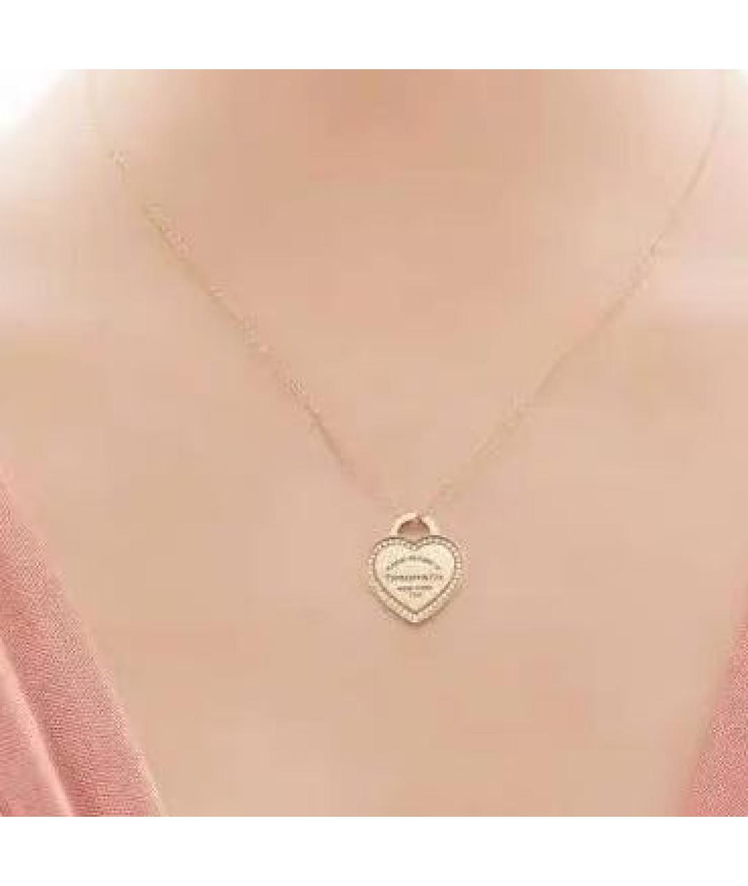 TIFFANY&CO Розовое колье из розового золота, фото 5