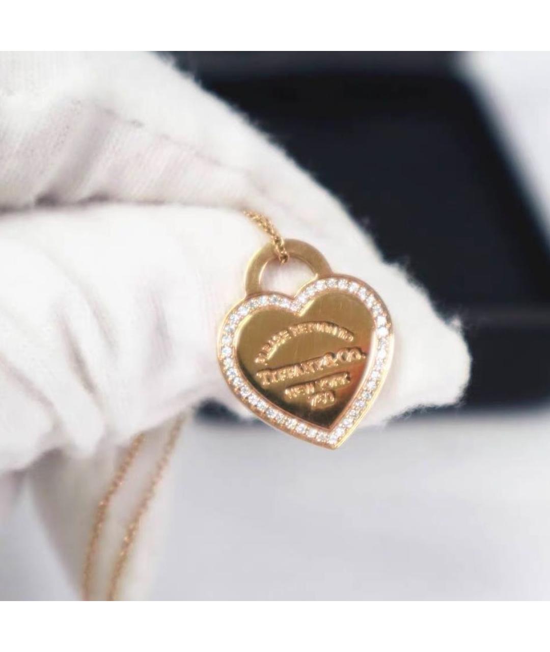TIFFANY&CO Розовое колье из розового золота, фото 3