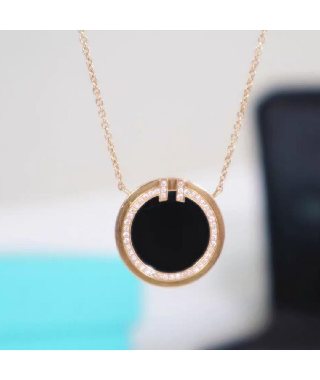 TIFFANY&CO Черное колье из желтого золота, фото 2