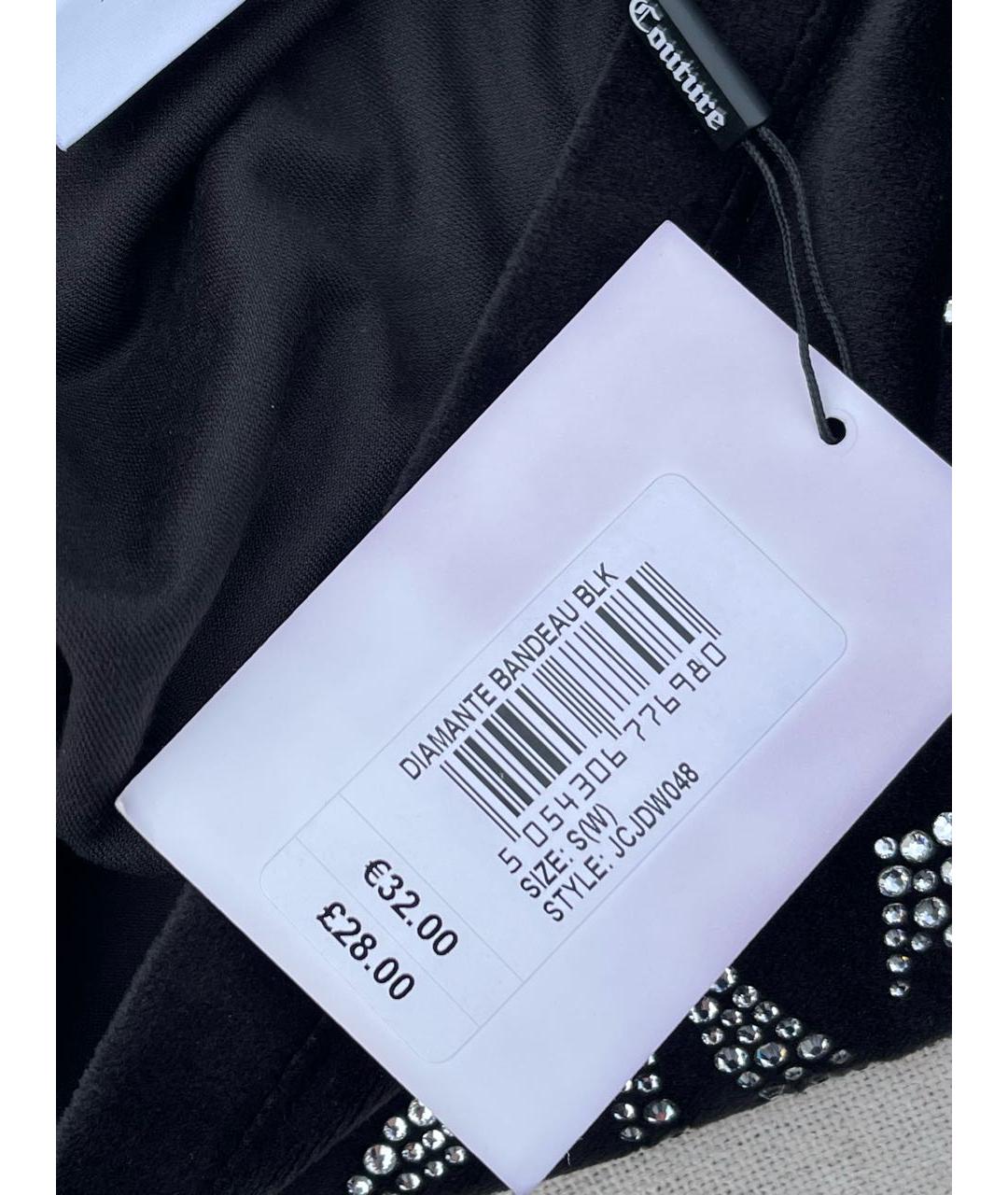 JUICY COUTURE Черная велюровая майка, фото 6