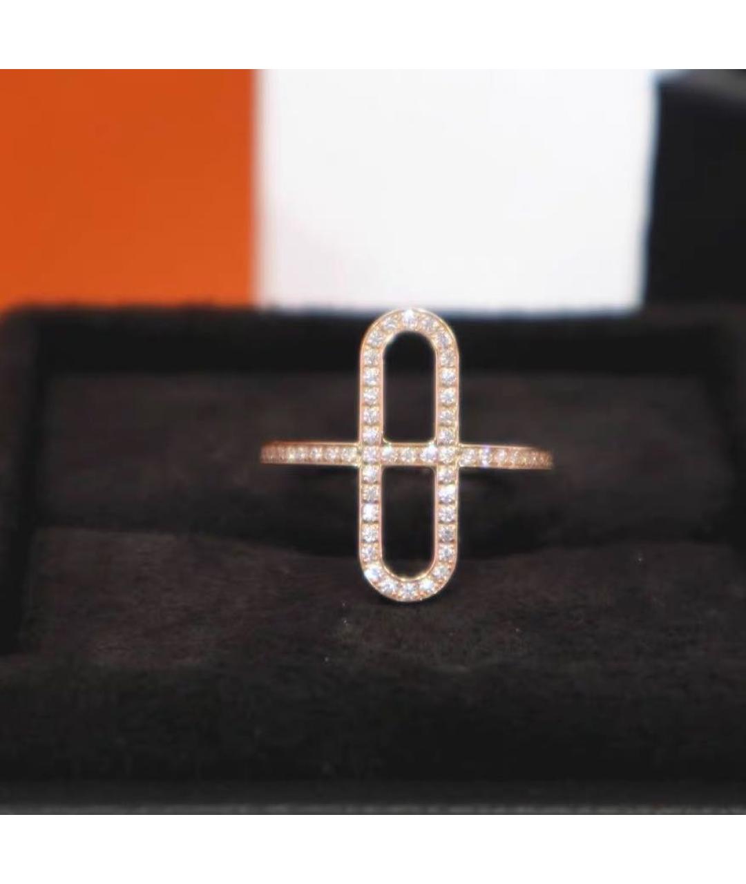 HERMES Розовое кольцо из розового золота, фото 3