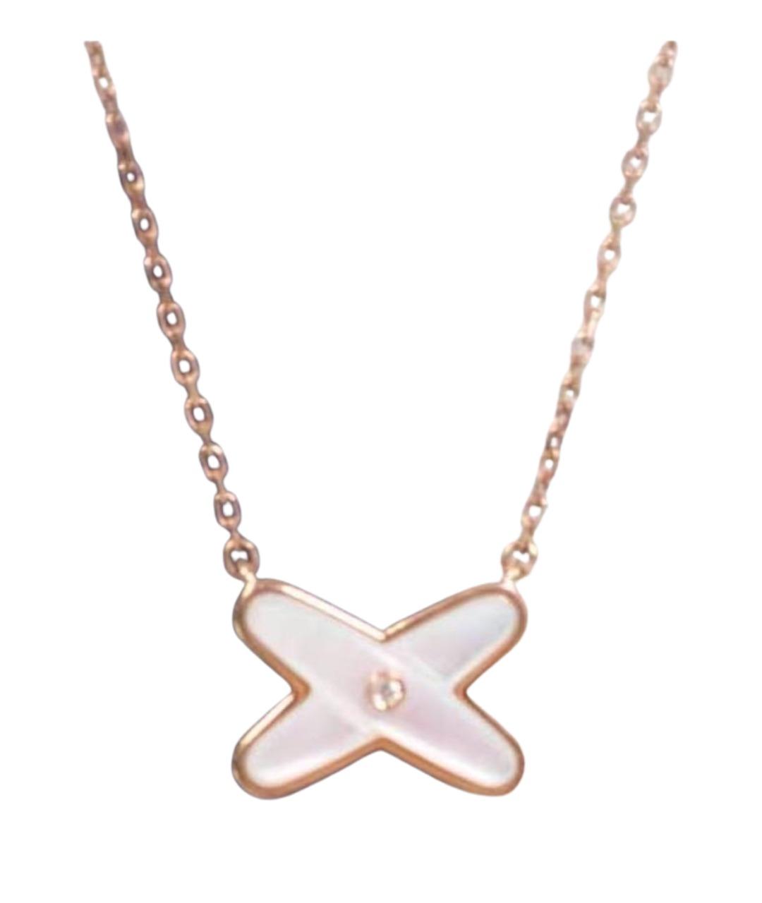 CHAUMET Белое колье из розового золота, фото 1