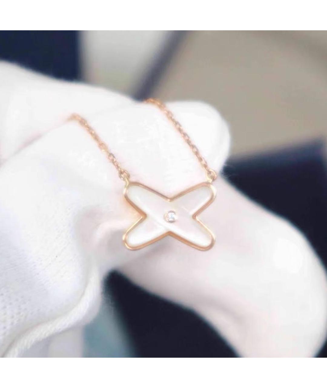 CHAUMET Белое колье из розового золота, фото 2