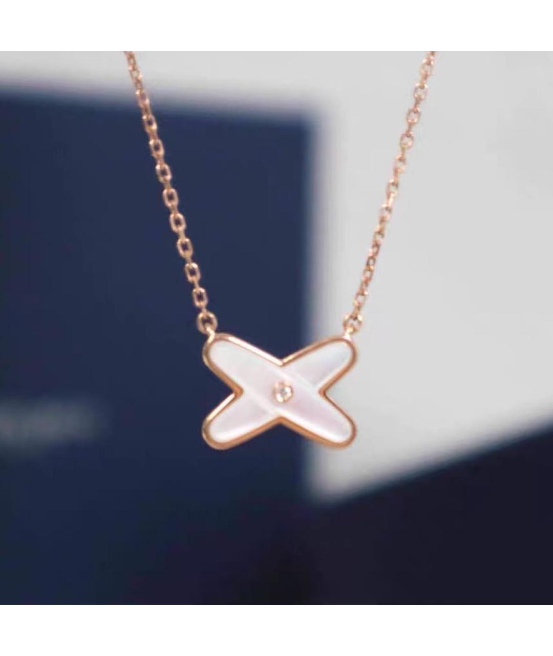 CHAUMET Белое колье из розового золота, фото 5