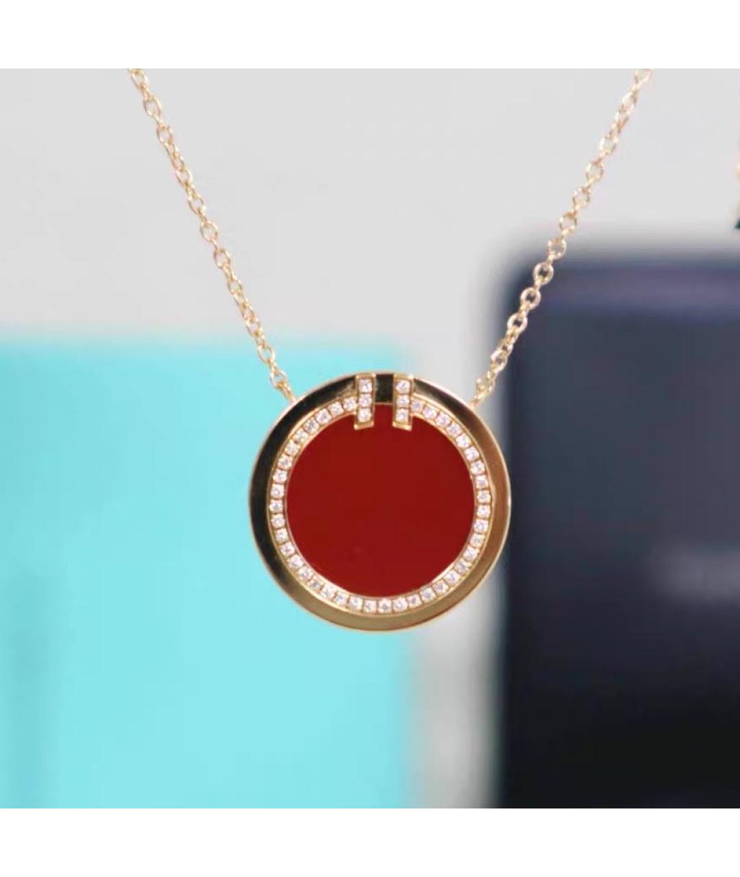 TIFFANY&CO Красное колье из желтого золота, фото 6