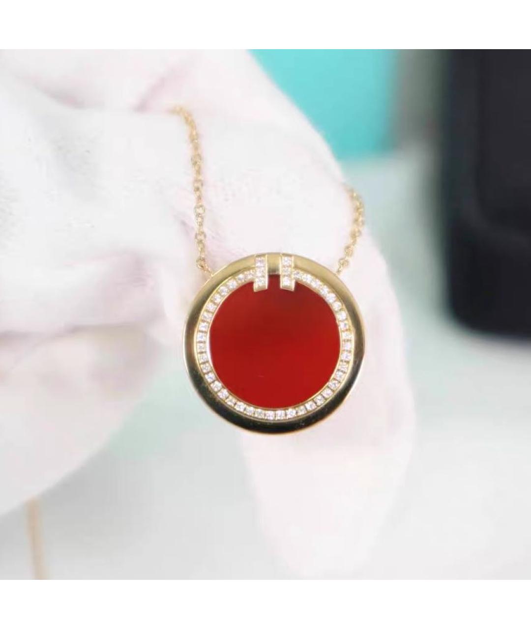 TIFFANY&CO Красное колье из желтого золота, фото 2