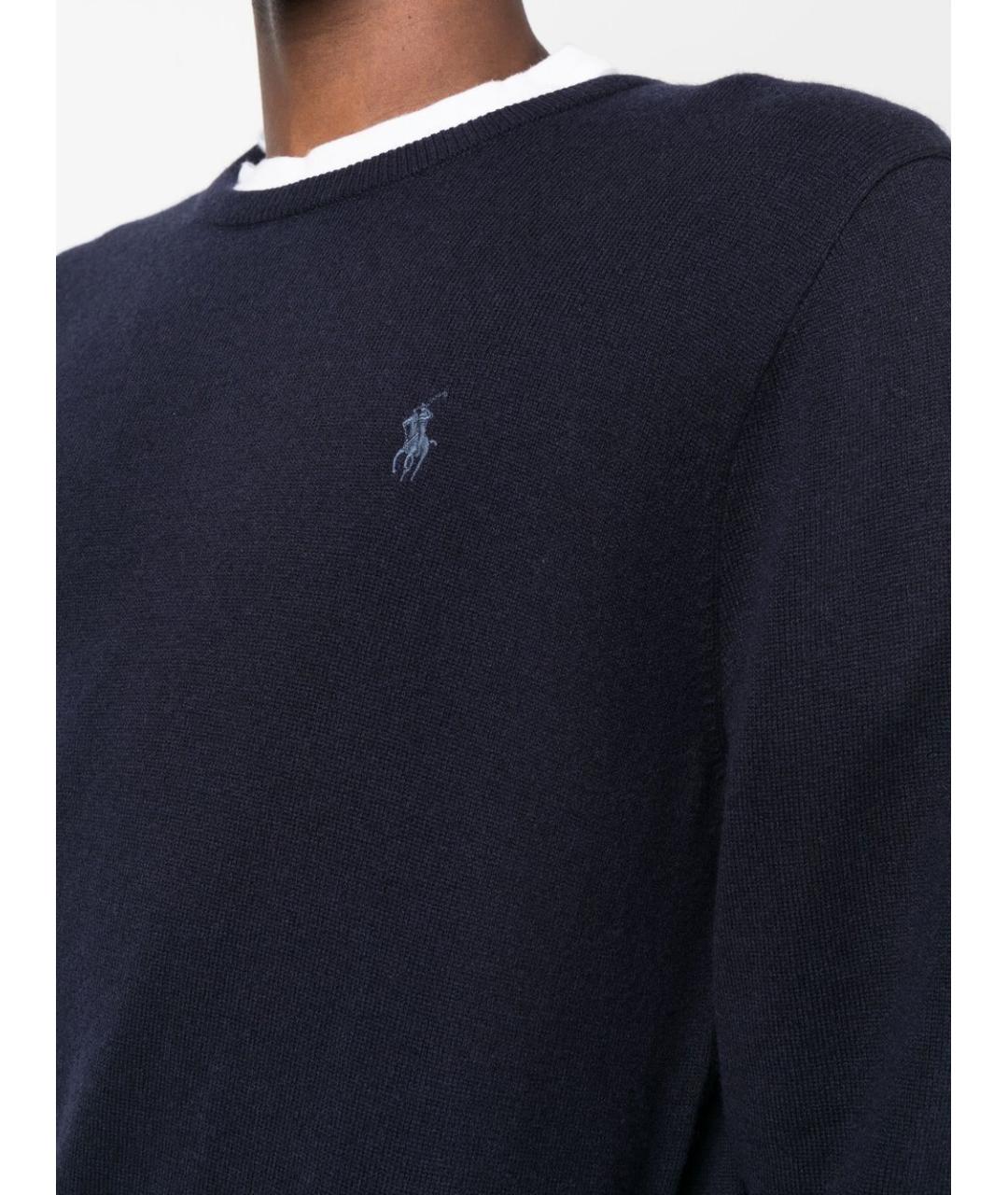 POLO RALPH LAUREN Темно-синий джемпер / свитер, фото 3