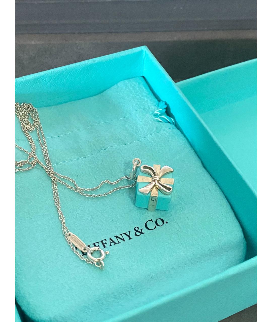 TIFFANY&CO Синий серебряный кулон, фото 9