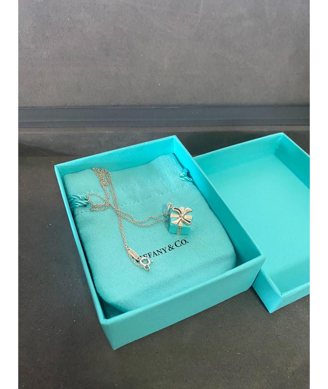 TIFFANY&CO Синий серебряный кулон, фото 2